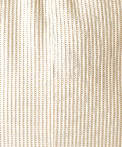 BAYFLOW（ベイフロー）の「ワッフルタイトスカート（スカート・レディース・ブラウン/グレー/オフホワイト/チャコール・SMALL/MEDIUM）」の14枚目の写真