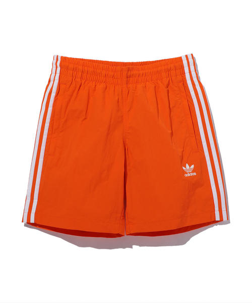 adidas Originals(アディダスオリジナルス)の「<adidas Originals> 3STRIPES SWIM SRT/スイムショーツ(その他パンツ・メンズ・オレンジ/ブラック・LARGE/SMALL/MEDIUM)」の2枚目の写真