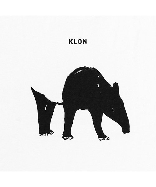 KLON(クローン)の「KLON Tshirts MONOCHROME ANIMALS-TAPIR(Tシャツ/カットソー・レディース・ホワイト・S/M/L/XS)」の2枚目の写真