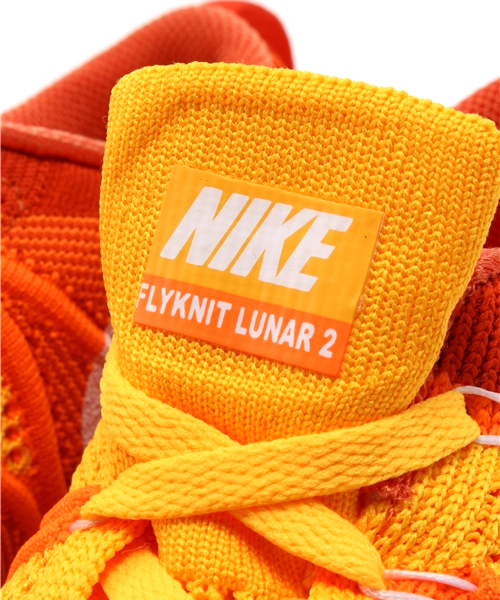 NIKE（ナイキ）の「ナイキ フライニット ルナ NIKE FLYKNIT LUNAR2 620465-800（スニーカー・メンズ・オレンジ・27.5cm/26.5cm/28.5cm/27cm/28cm/25cm/25.5cm/26cm）」の5枚目の写真