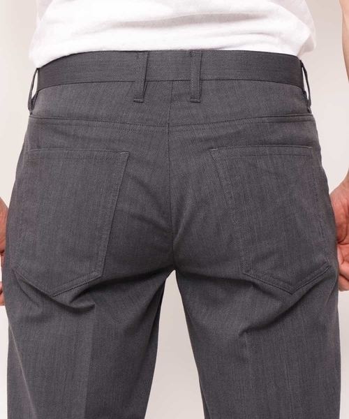MICHEL KLEIN HOMME   （ミッシェルクランオム）の「サマーパンツ（クールマックスバーズアイ）（その他パンツ・メンズ・チャコールグレー/グレー・46/48/50）」の18枚目の写真