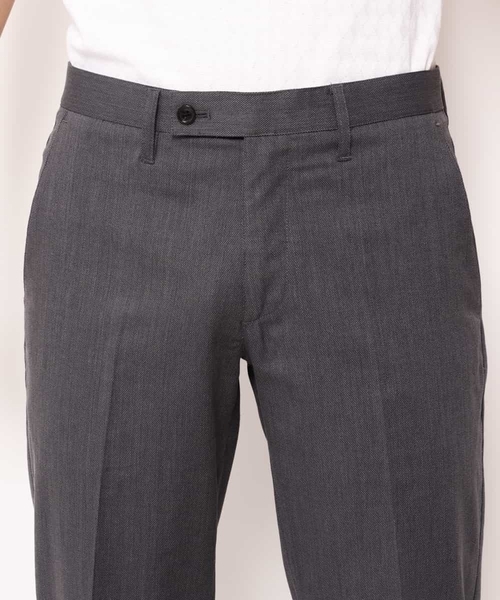 MICHEL KLEIN HOMME   （ミッシェルクランオム）の「サマーパンツ（クールマックスバーズアイ）（その他パンツ・メンズ・チャコールグレー/グレー・46/48/50）」の17枚目の写真