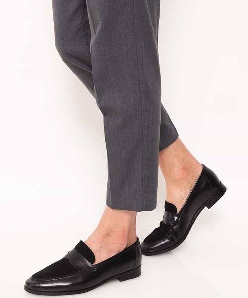 MICHEL KLEIN HOMME   （ミッシェルクランオム）の「サマーパンツ（クールマックスバーズアイ）（その他パンツ・メンズ・チャコールグレー/グレー・46/48/50）」の15枚目の写真