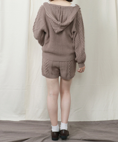 PairPair（ペアペア）の「ケーブル編みニットパンツ（その他パンツ・レディース・モカ/ブラウン系その他/ライトベージュ・FREE）」の20枚目の写真