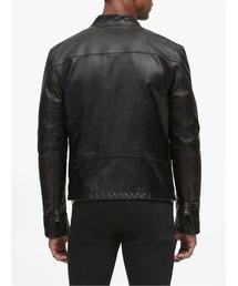 バナナリパブリック ブラック シングルライダースジャケット Sサイズ BANANA REPUBLIC｜(M)レザー バイカージャケット | Rakuten