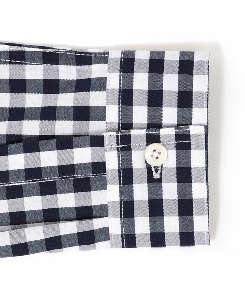 GLAZOS（グラソス）の「チェック柄ドレスシャツ（シャツ/ブラウス・キッズ・ネイビー・120cm/130cm/140cm/150cm/160cm/170cm）」の5枚目の写真