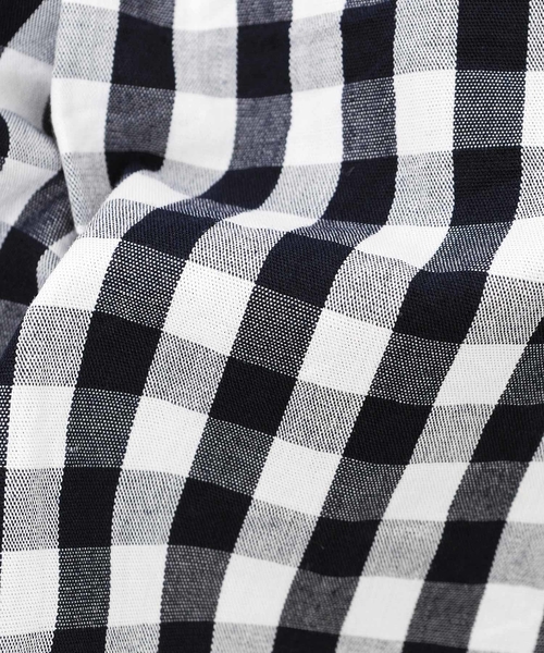 GLAZOS（グラソス）の「チェック柄ドレスシャツ（シャツ/ブラウス・キッズ・ネイビー・120cm/130cm/140cm/150cm/160cm/170cm）」の8枚目の写真
