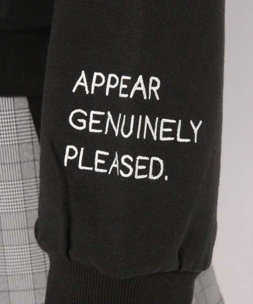 repipi armario（レピピ アルマリオ）の「フリルタートルネックウラケスウェット（スウェット・キッズ・ブラック/ブラウン/ライトピンク・SMALL/MEDIUM/LARGE/X-SMALL）」の13枚目の写真