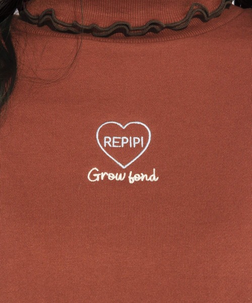 repipi armario（レピピ アルマリオ）の「フリルタートルネックウラケスウェット（スウェット・キッズ・ブラック/ブラウン/ライトピンク・SMALL/MEDIUM/LARGE/X-SMALL）」の22枚目の写真