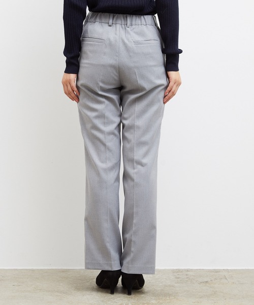 ROPE' PICNIC(ロペピクニック)の「ウール混ストレートパンツ(その他パンツ・レディース・グレー/ダークラベンダー・40/38)」の4枚目の写真