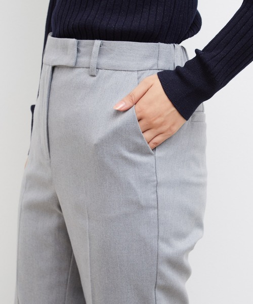 ROPE' PICNIC(ロペピクニック)の「ウール混ストレートパンツ(その他パンツ・レディース・グレー/ダークラベンダー・40/38)」の6枚目の写真
