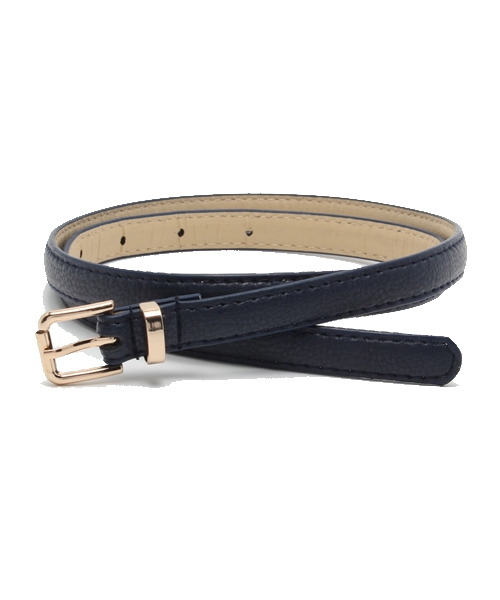 WEGO（ウィゴー）の「WEGO/カラー細ベルト（ベルト・レディース・ブラック/ブラウン/ネイビー/ワイン/ダークグリーン/ホワイト・FREE）」の6枚目の写真