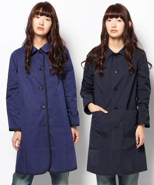 BEAMS BOY（ビームスボーイ）の「BEAMS BOY / リバーシブル ナイロンコート（ナイロンジャケット・レディース・ベージュ/ブルー/ネイビー・ONE SIZE）」の17枚目の写真