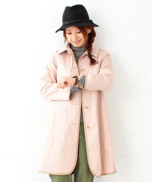 BEAMS BOY（ビームスボーイ）の「BEAMS BOY / リバーシブル ナイロンコート（ナイロンジャケット・レディース・ベージュ/ブルー/ネイビー・ONE SIZE）」の19枚目の写真