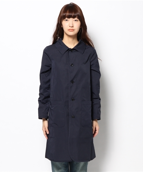 BEAMS BOY（ビームスボーイ）の「BEAMS BOY / リバーシブル ナイロンコート（ナイロンジャケット・レディース・ベージュ/ブルー/ネイビー・ONE SIZE）」の4枚目の写真