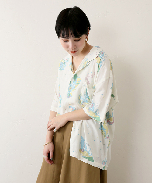 【希少】Porter Classic SHOWFOLK ALOHA SHIRT Porter Classic × JS 】SHOWFOLK ALOHA SHIRT（シャツ/ブラウス