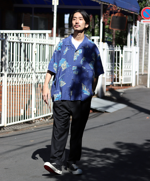 New】Porter Classic Showfolk Aloha Shirt, Size S