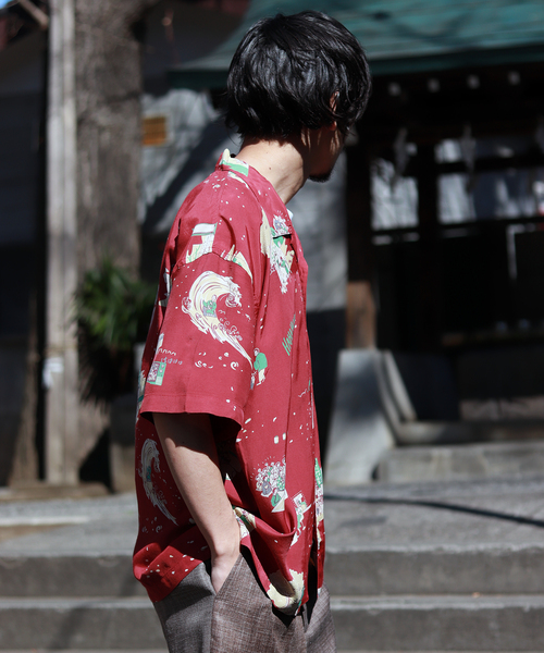 PORTER CLASSIC（ポータークラシック）の「【Porter Classic × JS 】SHOWFOLK ALOHA SHIRT（シャツ/ブラウス・メンズ・ナチュラル/ブルー/バーガンディー・MEDIUM/LARGE/X-LARGE）」の15枚目の写真