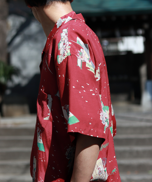 PORTER CLASSIC（ポータークラシック）の「【Porter Classic × JS 】SHOWFOLK ALOHA SHIRT（シャツ/ブラウス・メンズ・ナチュラル/ブルー/バーガンディー・MEDIUM/LARGE/X-LARGE）」の18枚目の写真