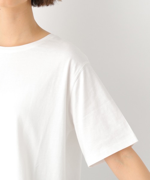 LEPSIM（レプシィム）の「ラウンドヘムロングTSS　871965（Tシャツ/カットソー・レディース・グレイッシュベージュ/ブラック/オフホワイト/ライトブルー・LARGE/MEDIUM）」の15枚目の写真