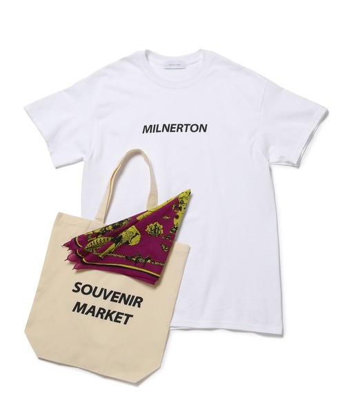 ADAM ET ROPE'(アダムエロペ)の「バンダナ付きロゴTEE (トートBAG)(Tシャツ/カットソー・レディース・イエロー/パープル系その他/レッド/オレンジ・FREE)」の22枚目の写真