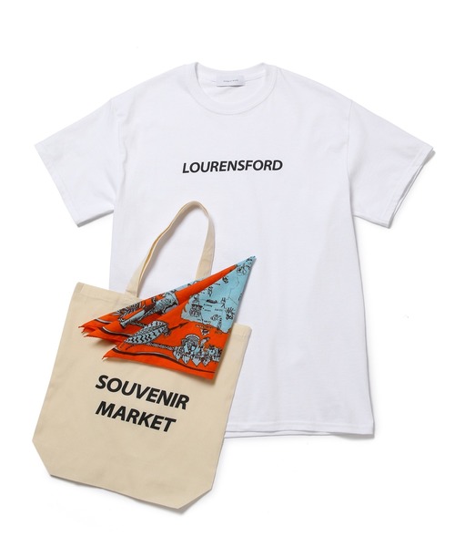 ADAM ET ROPE'(アダムエロペ)の「バンダナ付きロゴTEE (トートBAG)(Tシャツ/カットソー・レディース・イエロー/パープル系その他/レッド/オレンジ・FREE)」の18枚目の写真