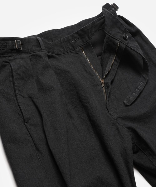 MR.OLIVE（ミスターオリーブ）の「10oz UNEVENNESS ライトデニム / グルカ ワイドパンツ（デニムパンツ・メンズ・ブラック/グレー/ナチュラル・SMALL/MEDIUM/LARGE）」の11枚目の写真