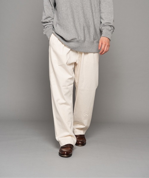 MR.OLIVE（ミスターオリーブ）の「10oz UNEVENNESS ライトデニム / グルカ ワイドパンツ（デニムパンツ・メンズ・ブラック/グレー/ナチュラル・SMALL/MEDIUM/LARGE）」の8枚目の写真