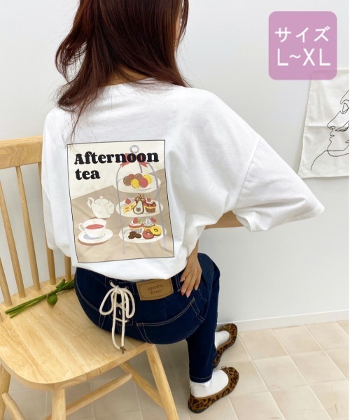 apres jour(アプレジュール)の「【大きいサイズ】アボカドベアーT【ZOZOTOWN限定アイテム】(Tシャツ/カットソー・レディース・チャコールグレー/ホワイト系その他/ホワイト/スモークグレー/グレー/オフホワイト/ブラック/グレー系その他/ダークグレー/ライトホワイト/ホワイト系その他2/その他・X-LARGE)」の18枚目の写真