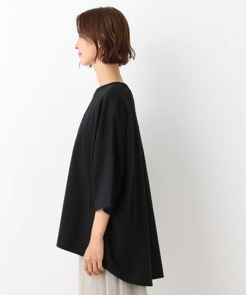 LEPSIM（レプシィム）の「UVワイドBIG-T　892445（Tシャツ/カットソー・レディース・オフホワイト/ピンクベージュ/グレイッシュベージュ/ブラック・FREE）」の11枚目の写真
