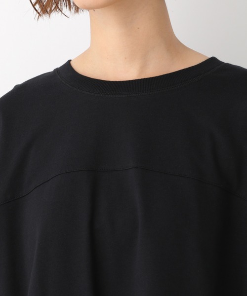 LEPSIM（レプシィム）の「UVワイドBIG-T　892445（Tシャツ/カットソー・レディース・オフホワイト/ピンクベージュ/グレイッシュベージュ/ブラック・FREE）」の13枚目の写真