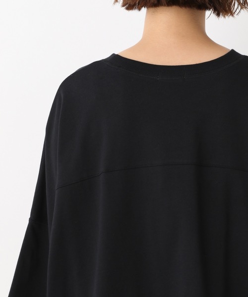 LEPSIM（レプシィム）の「UVワイドBIG-T　892445（Tシャツ/カットソー・レディース・オフホワイト/ピンクベージュ/グレイッシュベージュ/ブラック・FREE）」の17枚目の写真