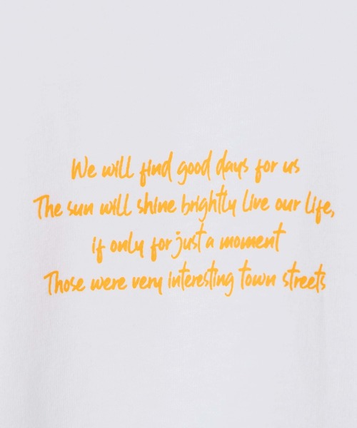 WEGO(ウィゴー)の「WEGO/フォトプリントロンT(Tシャツ/カットソー・メンズ・ホワイト/ブラック/ホワイト系その他・LARGE/MEDIUM/SMALL)」の15枚目の写真