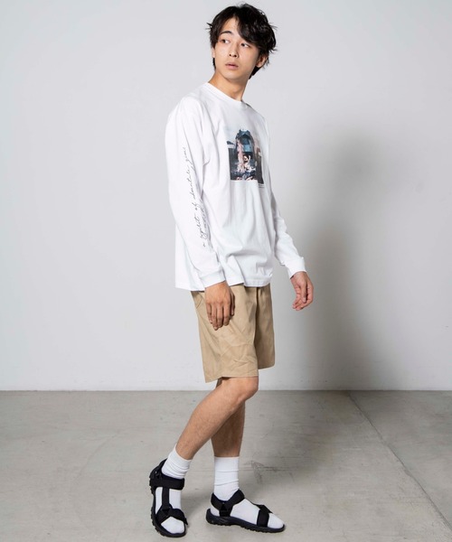 WEGO(ウィゴー)の「WEGO/フォトプリントロンT(Tシャツ/カットソー・メンズ・ホワイト/ブラック/ホワイト系その他・LARGE/MEDIUM/SMALL)」の22枚目の写真