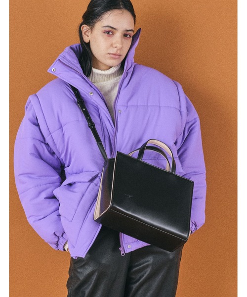 Laugoa(ラウゴア)の「RUUT 2WAY トートバッグ(トートバッグ・レディース・ブラック/ベージュ/シルバー・9)」の9枚目の写真