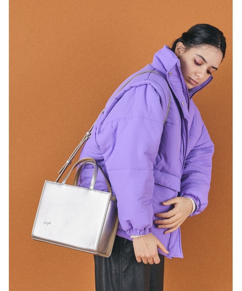 Laugoa(ラウゴア)の「RUUT 2WAY トートバッグ(トートバッグ・レディース・ブラック/ベージュ/シルバー・9)」の15枚目の写真