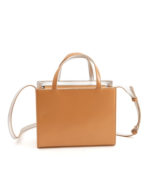 Laugoa(ラウゴア)の「RUUT 2WAY トートバッグ(トートバッグ・レディース・ブラック/ベージュ/シルバー・9)」の11枚目の写真