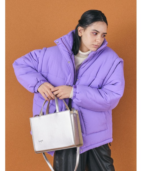 Laugoa(ラウゴア)の「RUUT 2WAY トートバッグ(トートバッグ・レディース・ブラック/ベージュ/シルバー・9)」の22枚目の写真