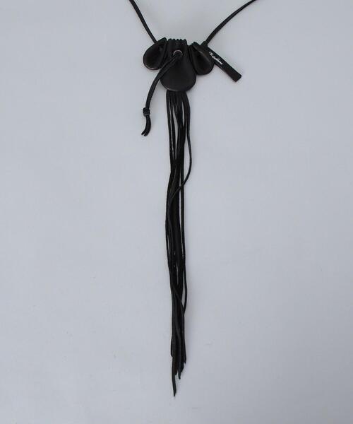 midorikawa ブラックレザー ネックレス 箱付き midorikawa ブラックレザー ネックレス 箱付き