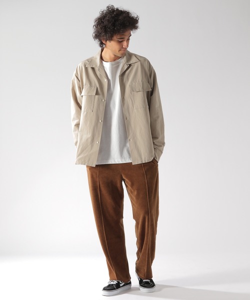 BAYFLOW（ベイフロー）の「WEB限定 ベロアトラックパンツ（その他パンツ・メンズ・ダークブラウン/チャコール・SMALL/MEDIUM/LARGE）」の12枚目の写真
