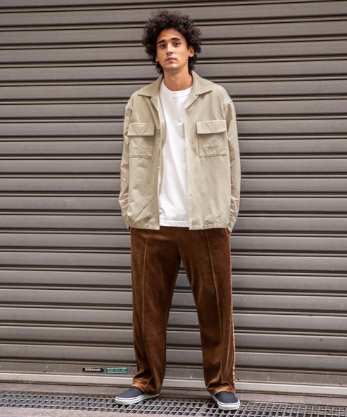 BAYFLOW（ベイフロー）の「WEB限定 ベロアトラックパンツ（その他パンツ・メンズ・ダークブラウン/チャコール・SMALL/MEDIUM/LARGE）」の3枚目の写真
