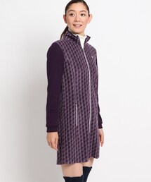 adabat（アダバット）の「千鳥格子柄フルジップワンピース