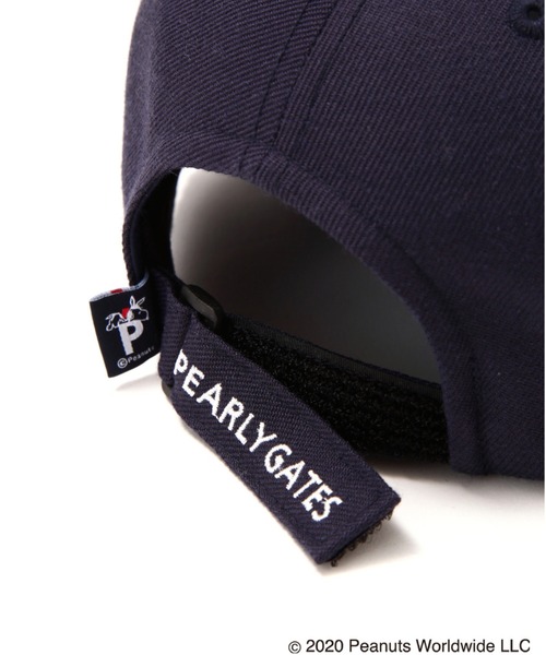 Snoopyワッペン 帽子 フラットブリムキャップ キャップ Gates Snoopy Pearly Pearly Gates パーリーゲイツ のファッション Pearly