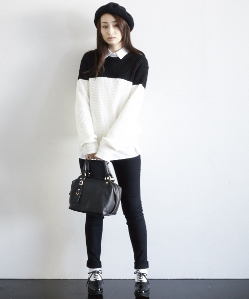 KIJIMA TAKAYUKI(キジマ タカユキ)の「KIJIMA TAKAYUKI ベレー帽(ハンチング/ベレー帽・レディース・ブラック/ライトグレー/ブルー・FREE)」の15枚目の写真