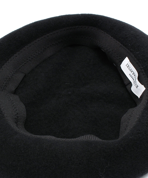 KIJIMA TAKAYUKI(キジマ タカユキ)の「KIJIMA TAKAYUKI ベレー帽(ハンチング/ベレー帽・レディース・ブラック/ライトグレー/ブルー・FREE)」の7枚目の写真
