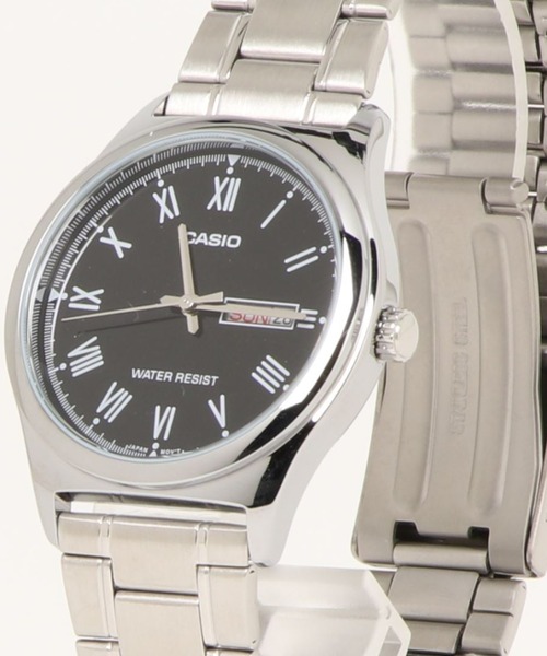 CASIO(カシオ)の「CASIO カシオ / アナログクオーツ メタルベルト //// MTP-V006D-1B2 MTP-V006D-2B MTP-V006D-7B2(アナログ腕時計・メンズ・シルバー/ブラック×シルバー/シルバー×ブルー/シルバー×ブラック/シルバー系その他2/シルバー系その他・FREE)」の4枚目の写真