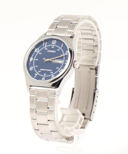 CASIO(カシオ)の「CASIO カシオ / アナログクオーツ メタルベルト //// MTP-V006D-1B2 MTP-V006D-2B MTP-V006D-7B2(アナログ腕時計・メンズ・シルバー/ブラック×シルバー/シルバー×ブルー/シルバー×ブラック/シルバー系その他2/シルバー系その他・FREE)」の9枚目の写真