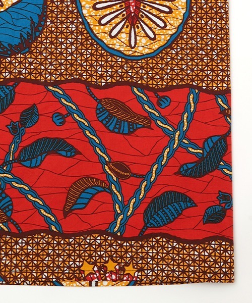 チチカカ（チチカカ）の「キウイキテンゲワンピース（シャツワンピース・レディース・ブラウン/レッド/ブルーグリーン・FREE）」の17枚目の写真