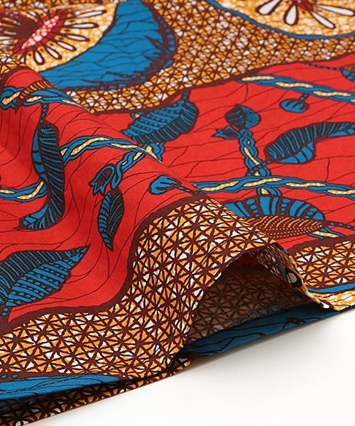 チチカカ（チチカカ）の「キウイキテンゲワンピース（シャツワンピース・レディース・ブラウン/レッド/ブルーグリーン・FREE）」の20枚目の写真