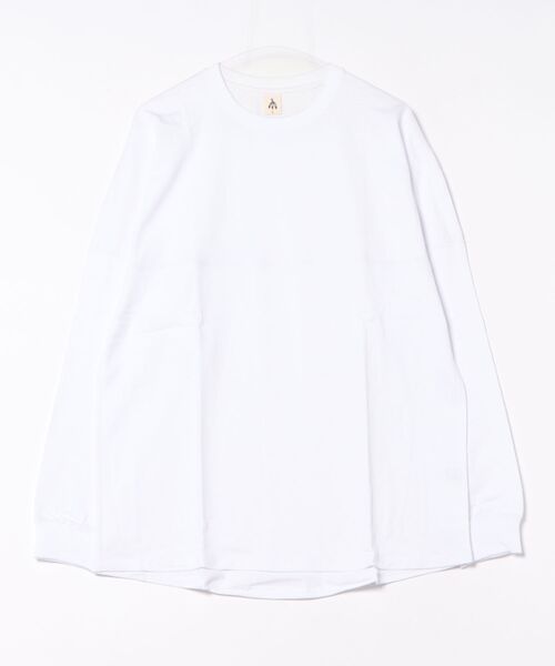 ARCHIVER（アーカイバ）の「【69】【it】ツートンロングスリーブドロップカットソー（Tシャツ/カットソー・メンズ・ホワイト/ベージュ/ブラック系その他/グレイッシュブルー/ブラック系その他2・MEDIUM/LARGE）」の2枚目の写真